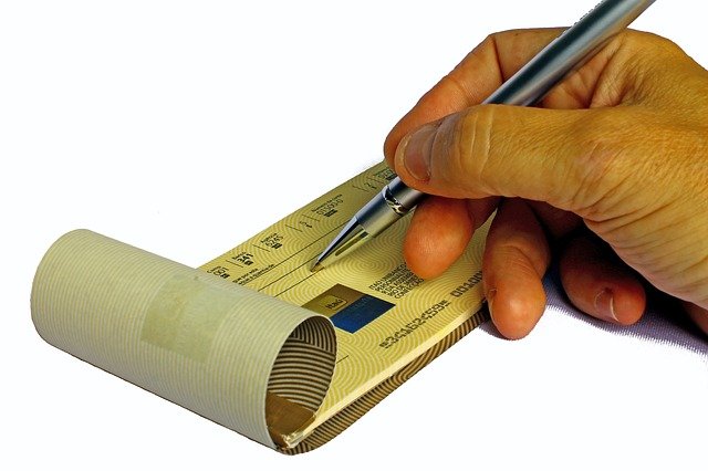 how to write a check